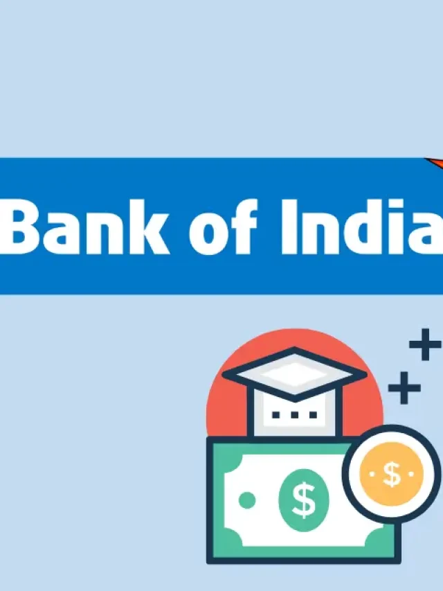 Bank of India Education loan interest rate