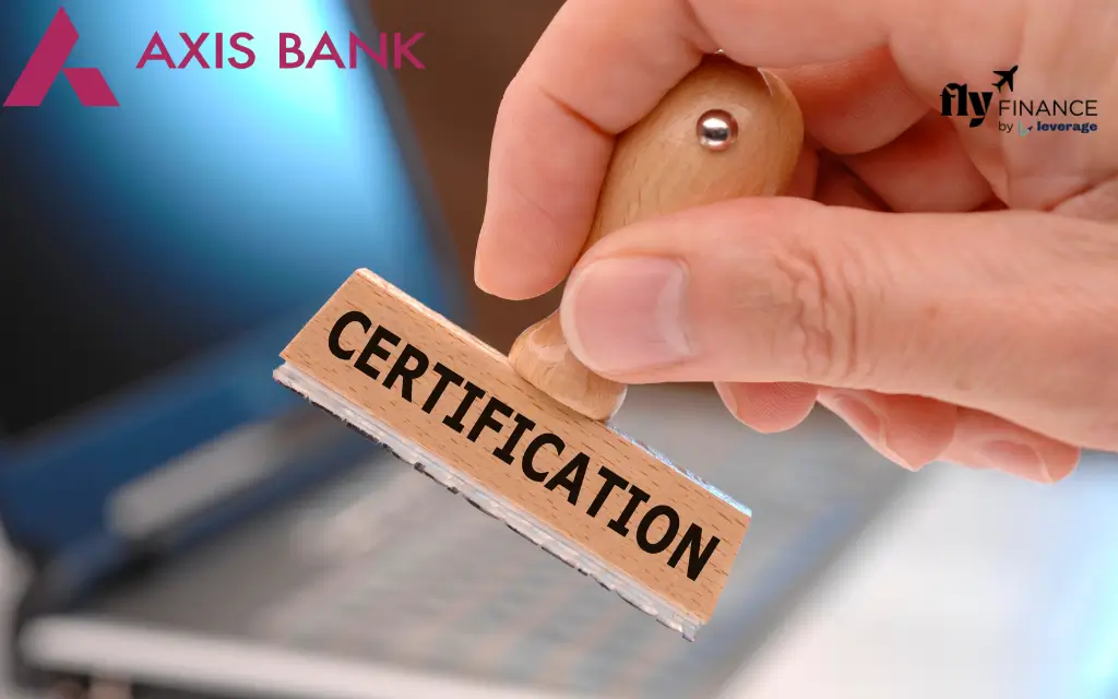 Axis Bank Interest Certificate