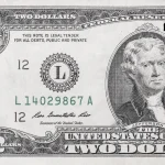 Counterfeit 2 Dollar Bill