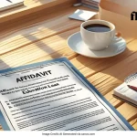 Affidavit for Education Loan